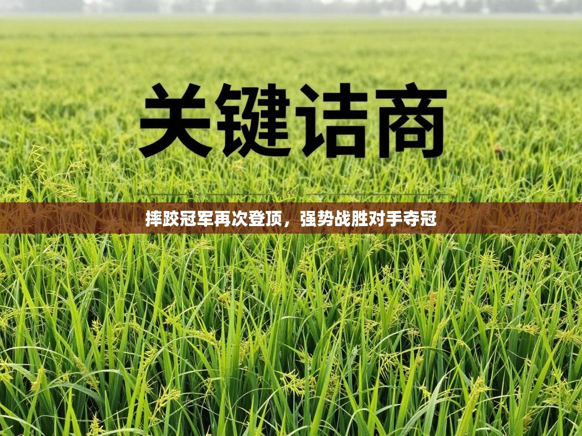 摔跤冠军再次登顶，强势战胜对手夺冠  第1张